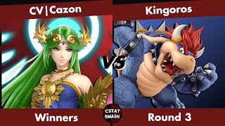 No Caps Fall 23 Arcadian Pools – CVCazon Palutena vs Kingoros Bowser [upl. by Acebber917]