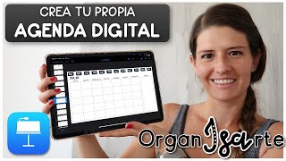 Cómo hacer tu propia AGENDA DIGITAL Planner en iPad GRATIS con Keynote [upl. by Mcclimans]