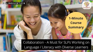 Collaboration  A Must for SLPs Working on Literacy [upl. by Cinimod572]