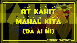 Pangarap Lang Kita  Lyrics  Parokya Ni Edgar ft Happee Sy [upl. by Adnorahc]