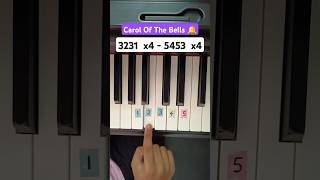 Carol Of The Bells 🔔 Piano Tutorial 🔥 [upl. by Arzed]