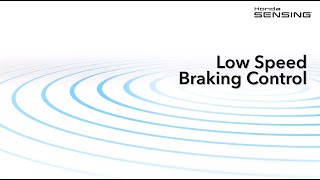 Pilot with Honda Sensing® – Low Speed Braking Control [upl. by Pettifer]