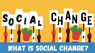 Social Change  Definitions  Characteristics of Social Change [upl. by Pomcroy428]