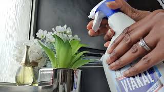 HOW TO OPEN VIAKAL SPRAY NOZZLE CHLD SAFETY BATHROOM PRODUCTS VIAKAL LIMESCALE REMOVER bathroom [upl. by Laikeze]