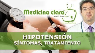 Hipotensión tensión baja Problemas que causa  Presión arterial baja [upl. by Eustace]