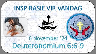 📖 Inspirasie Vir Vandag 6 November 2024 [upl. by Anivla]