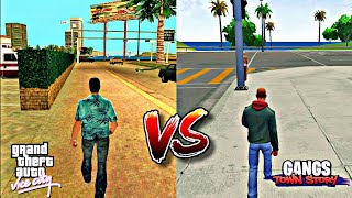 Gta Vice city vs Gangs Town Story  Game comparison [upl. by Rockwell41]