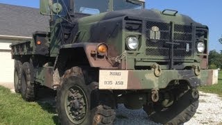 M923A2 5Ton 6x6 Cummins 83L Turbo Diesel [upl. by Yanrahc]