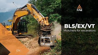 The king of forestry mulchers for excavators with BL MAX blade [upl. by Neelahtak]