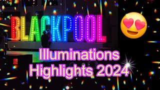 Blackpool Illuminations Highlights 2024 [upl. by Atsyrt]