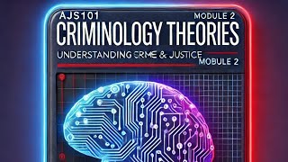 Chapter 3 Theories of Criminology AJS101 Crime Causation and Prevention Strategies [upl. by Gensmer711]