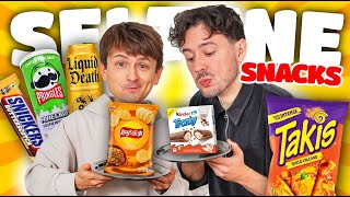 Wir ESSEN extrem seltene SNACKS 🌶️🔥 mit CrispyRob [upl. by Sirhc]