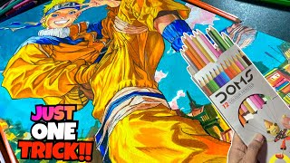 How to color like a Pro with Cheap colored pencils  UltraInstinctart [upl. by Taddeo876]