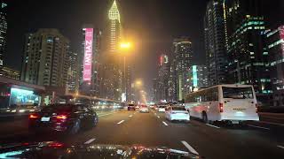 Al Mankhool to Motor City  Diwali Decorated Roads  4K Dubai Ride [upl. by Jessey]