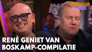 René heeft op bankie naar Boskampcompilatie gekeken ‘Dat is echt héél leuk’  VANDAAG INSIDE [upl. by Adranoel912]