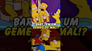 BART TEM UM GÊMEO DO MAL simpsons thesimpsons shorts bart homer [upl. by Okomot]