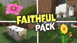 Faithful Texture Pack for Minecraft 119  Bedrock amp Java  Download [upl. by Nnahtur531]