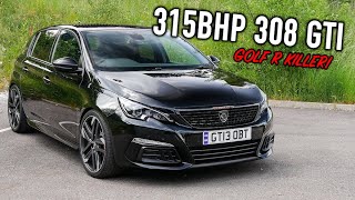 Sams STAGE 2 Peugeot 308 GTI is a Golf R KILLER [upl. by Ayekim]