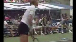 Sampras v Becker Indianapolis 1992 SemiFinal 312mpg [upl. by Nuli]