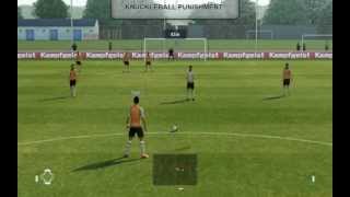 PES 2013  Free kick tutorial with knuckleball  PCPS3Xbox 360 [upl. by Beaver]