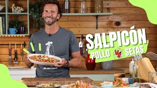 SALPICON DE POLLO  RICO ECONOMICO FÁCILY RENDIDOR cheforopeza [upl. by Pietra672]