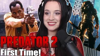 First Time watching Predator 2 MOVIE REACTION  bunnytails [upl. by Ahsitniuq104]