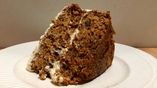 Moist Carrot Cake With Cream Cheese Frosting [upl. by Anavlys]