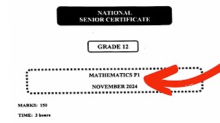 Arithmetic Sequence Grade 12 November 2024 Did You See This [upl. by Nipahc430]