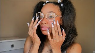 ASMR  Tapping  Mouth Sounds 🧚🏽‍♀️ [upl. by Seko]