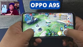 OPPO A95 GAMING TEST  MOBILE LEGENDS [upl. by Odelle652]