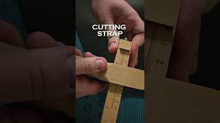 Leather Strap Cutting asmr leathercraft craft diy [upl. by Janik924]