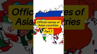 Official names of Asian Countries Part 7  Countryball Globes shorts countryballs countryball [upl. by Esinert]