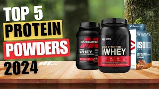 Top 5 Best Protein Powder 2024Best Whey Protein Powders 2024 [upl. by Nahgeem809]