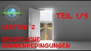 Theorieunterricht Fahrschule Lektion 2  Teil 15 Rechtliche Rahmenbedingungen [upl. by Suirauqram736]