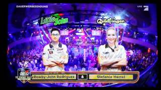 RowbyJohn Rodriguez Walk On  Promi Darts Wm 2017 [upl. by Odelet]