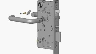 ABLOY Electric Lock EL561 settings [upl. by Erdnaed]