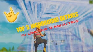 Top 3 Highground Retakes In Under 3 Minutes  Tips amp Tricks [upl. by Ailekat]