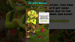 The Goblin Worker During Hammer Jam Event  shorts clashofclans coc hammerjam [upl. by Gottlieb387]