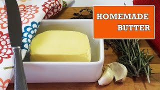 Banting Homemade Butter  Low Carb High Fat Lifestyle  LCHF [upl. by Ainoval]