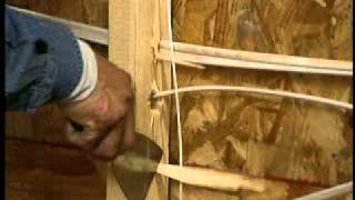 Installing Faced Batt Insulation [upl. by Iaht]