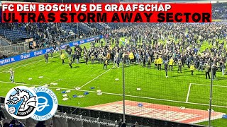 PITCH INVASION FC Den Bosch Fans  FC Den Bosch vs De Graafschap 22  04102024 PERIODEKAMPIOEN [upl. by Alysia347]