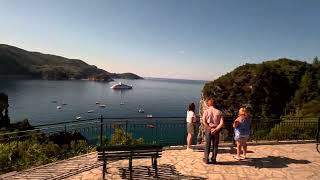 Corfu Greece2023Green Bus Paleokastritsa to Corfu Town4k [upl. by Coppins101]