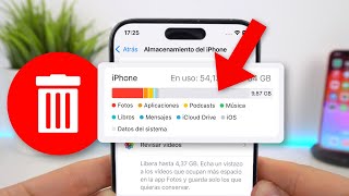 Cómo eliminar DATOS DEL SISTEMA del iPhone CORRECTAMENTE ✅ [upl. by Aneekas]