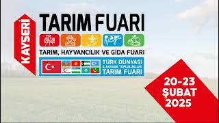 KAYSERİ TARIM FUARI 2025  Atlas Fuarcılık [upl. by Namsaj]