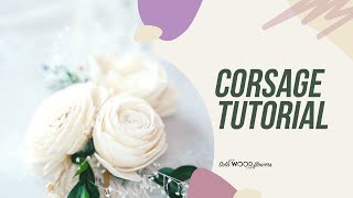 Corsage Tutorial  Sola Wood Flowers [upl. by Anitsyrhk958]