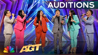 Filipino Singers L6 Perform quotAll By Myselfquot by Celine Dion  Auditions  AGT 2024 [upl. by Erleena]