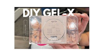 How to do GelX nails 💅 💖 [upl. by Alleiram]