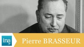 Pierre Brasseur au Théâtre de Paris  Archive INA [upl. by Chivers]