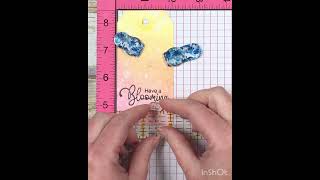 How to line up your stamps quickly and easily for stamping onto cardscrafts [upl. by Atworth]