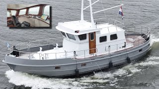 THIS is the ONLY Trawler Yacht of its kind €245000 Steel Pilothouse FOR SALE [upl. by Cullan]